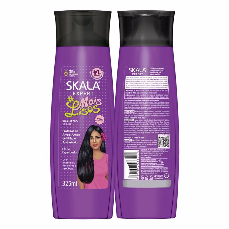 Shampoo Skala Mais Lisos 325ml